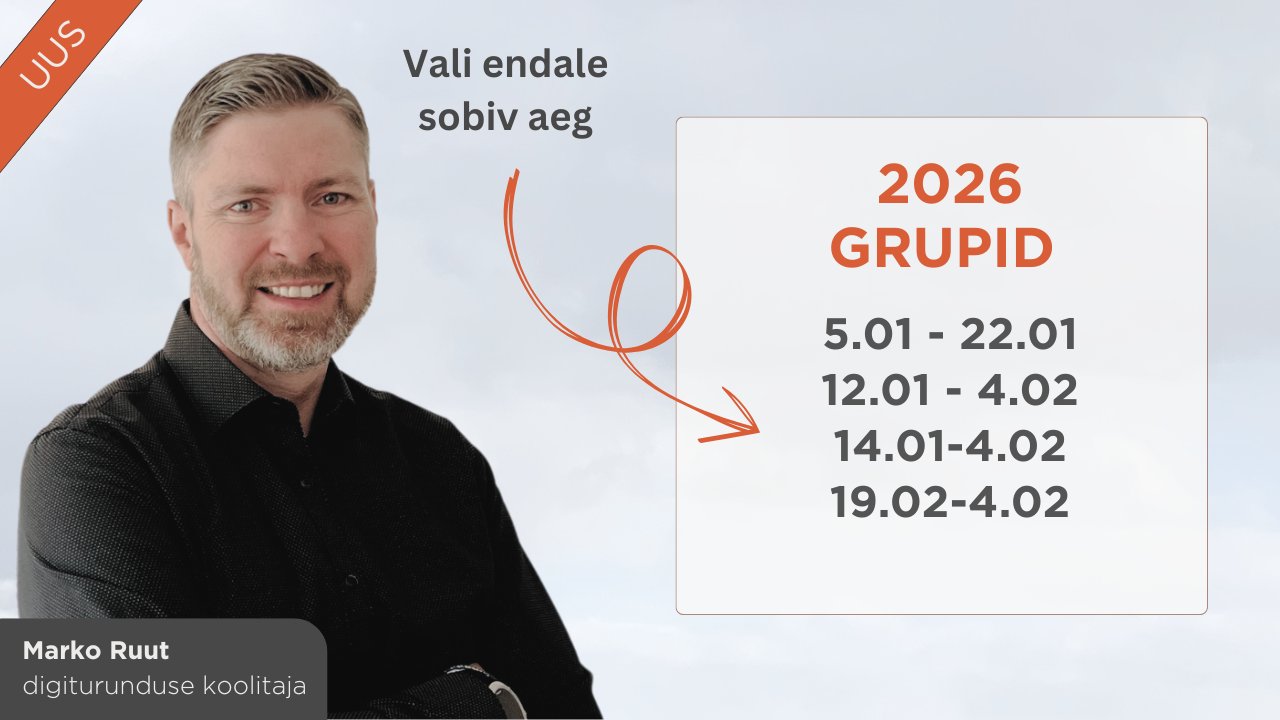 Kodulehe ja e-poe loomine tegevusala eripärasid arvestades + digikanalite valik (AI kaasamisega)