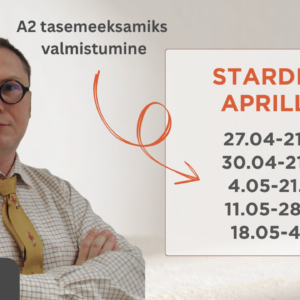 Eesti keele A2 tasemeeksamiks valmistumine (klassis ja veebis)