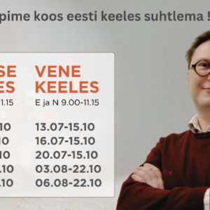 Eesti keel A1 tasemel suhtlemise koolitus algajale (klassis ja veebis)