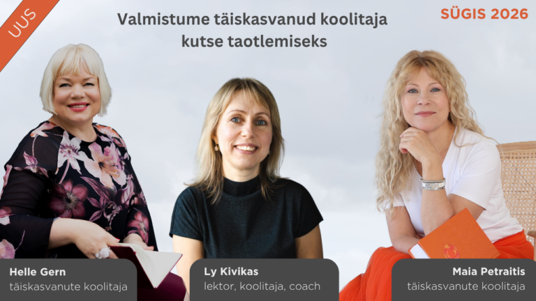 Täiskasvanute koolitaja koolitus – täiskasvanuõpe, AI ja kutsekompetentsid (veebis)